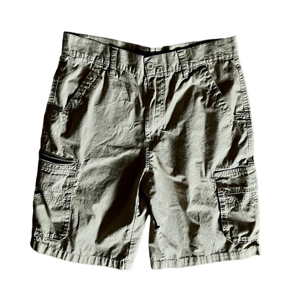 Beverly Hills Polo Club Men’s Tan Cargo Shorts 31 | Classic Lightweight Preppy - Picture 2 of 10